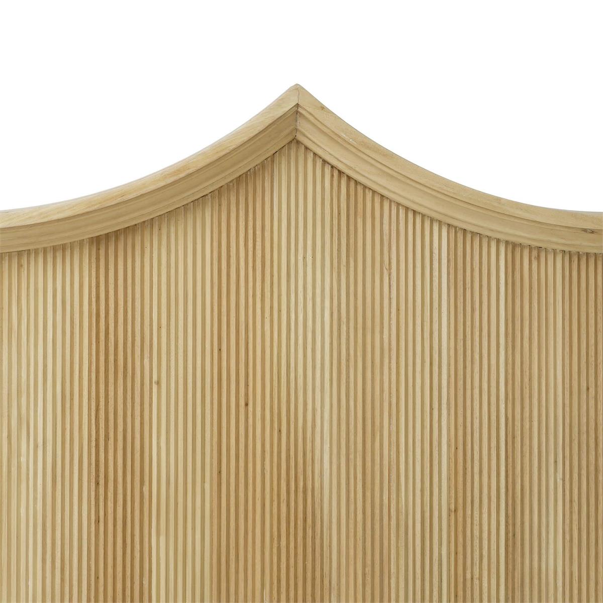 Bramble Brighton Wooden Back Bed King — Fruit Wood