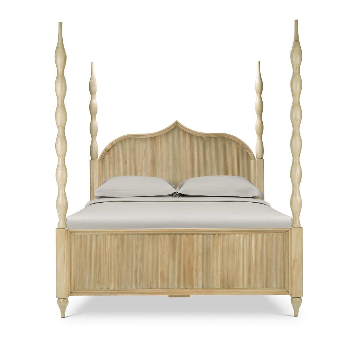 Bramble Brighton Wooden Back Bed Queen — Fruit Wood