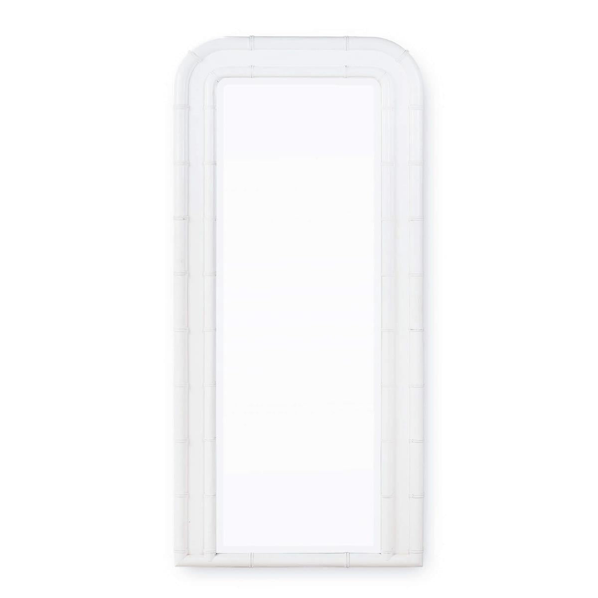 Bramble Chelsea Arched Mirror — Architectural White / Light Distressed