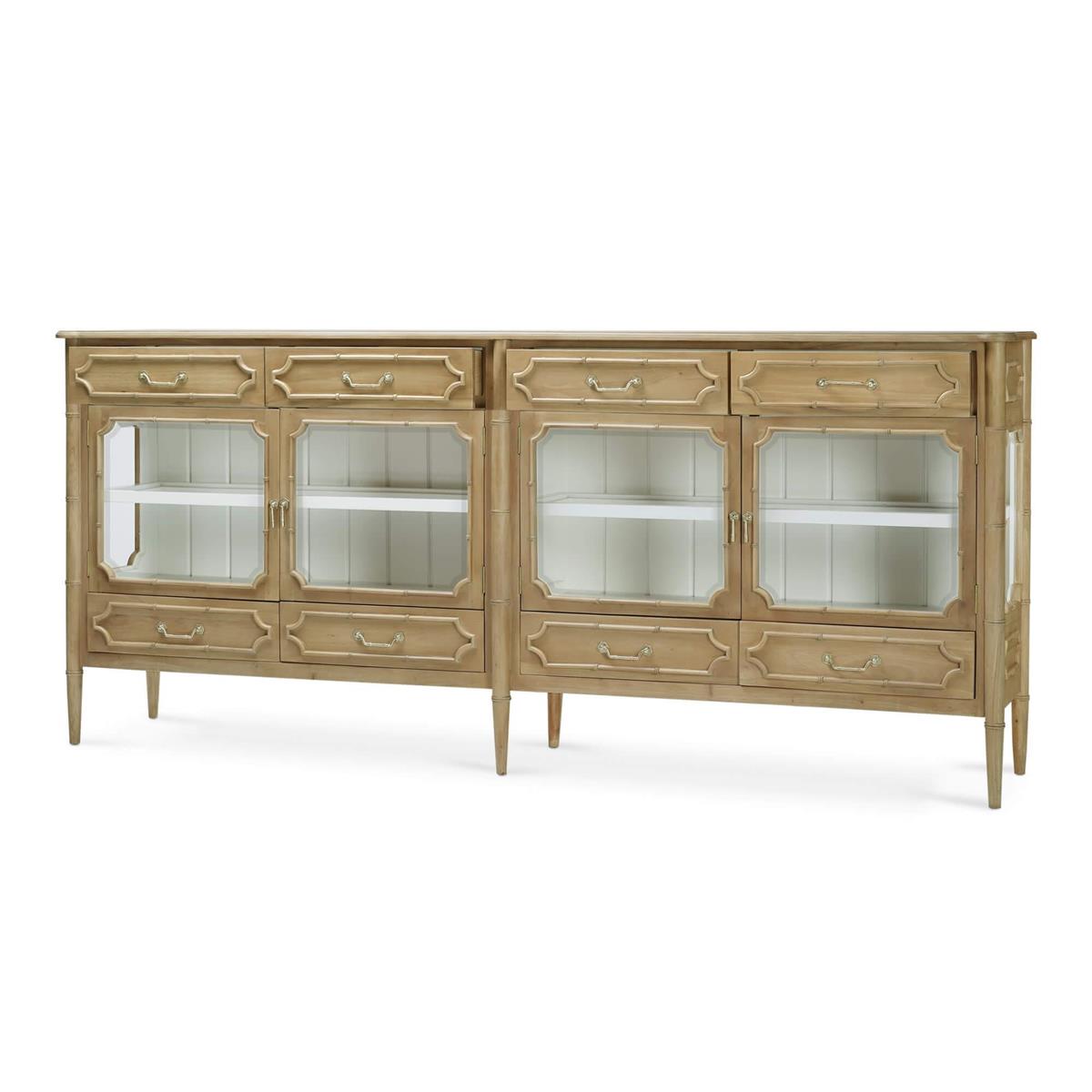 Bramble Grosvenor Sideboard w/ Drawers — Fruit Wood / True White *