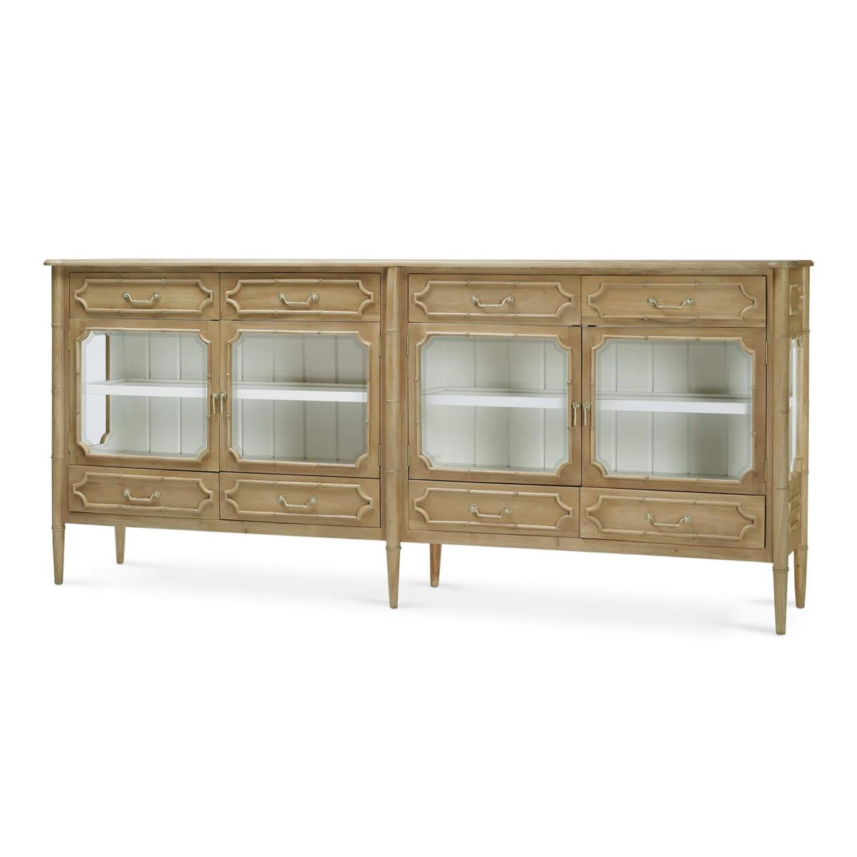 Bramble Grosvenor Sideboard w/ Drawers — Fruit Wood / True White *