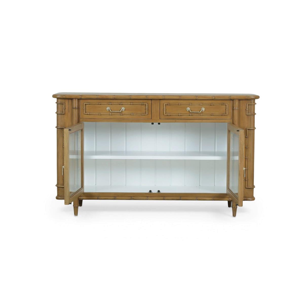 Bramble Hurlingham 2 Door Cabinet — Antique French Oak / True White *