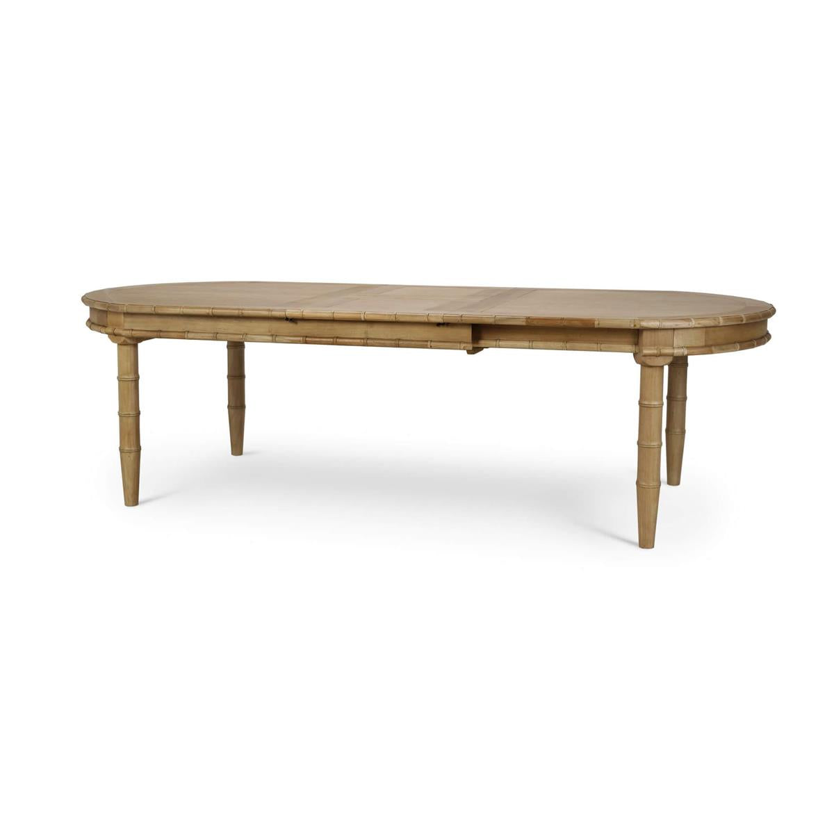 Bramble Grosvenor Oval Extension Dining Table 80" extends to 102" — Fruit Wood