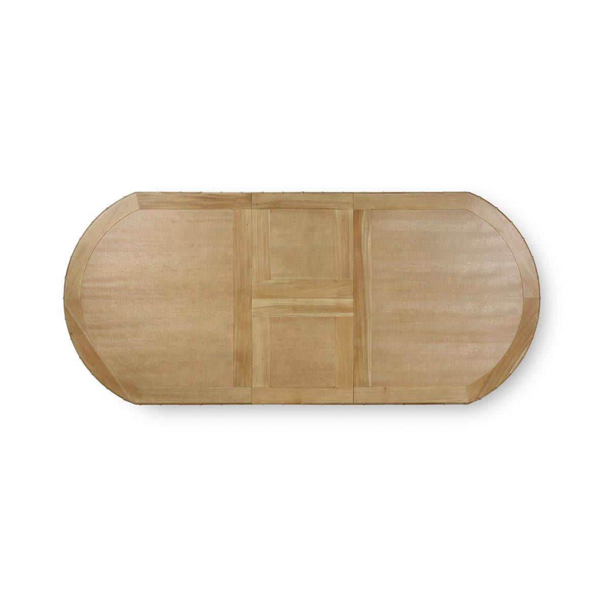 Bramble Grosvenor Oval Extension Dining Table 80" extends to 102" — Fruit Wood