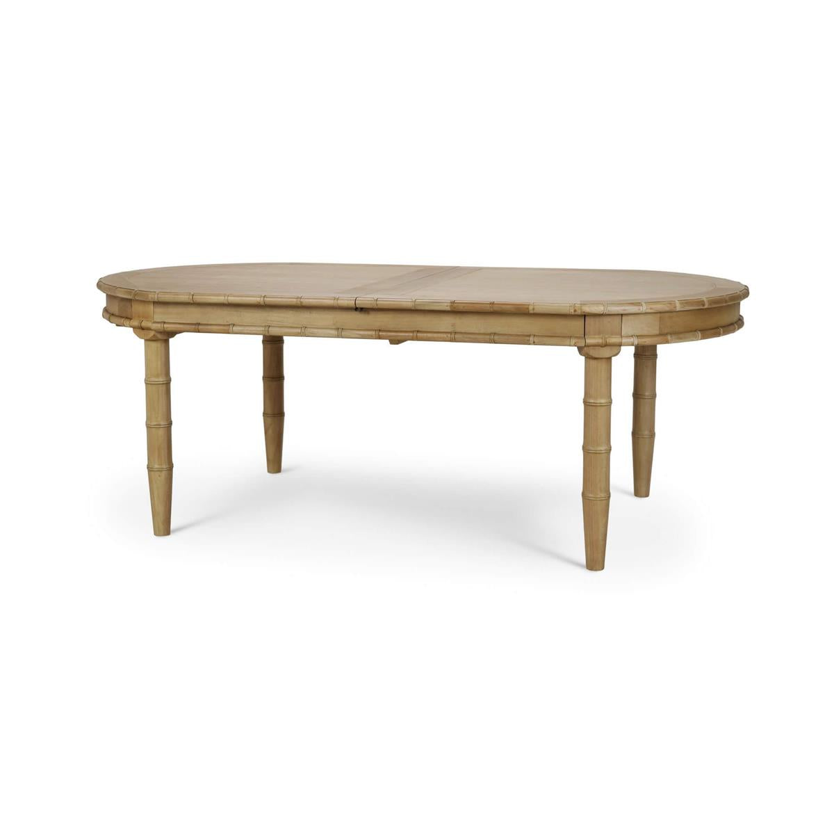 Bramble Grosvenor Oval Extension Dining Table 80" extends to 102" — Fruit Wood