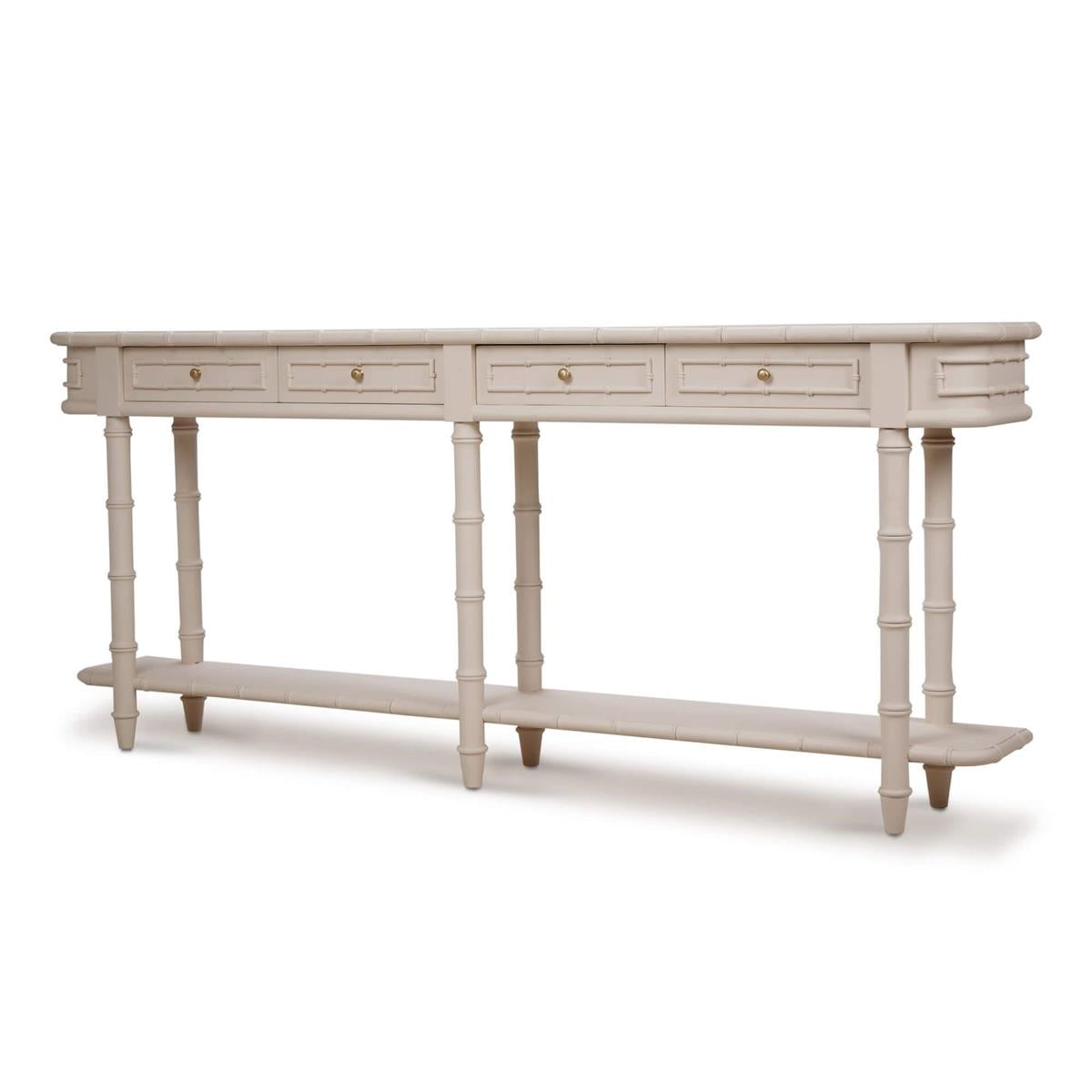Bramble Hurlingham Long Console — Putty / No Distress