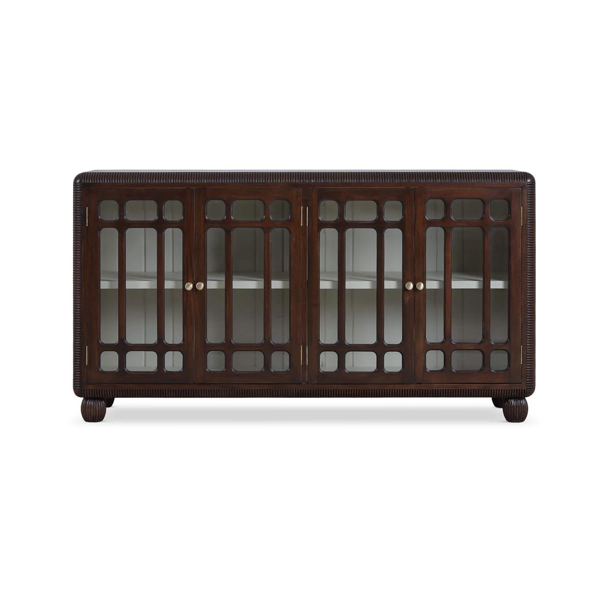 Bramble Toulouse Sideboard — Matt Teak Brown / Putty