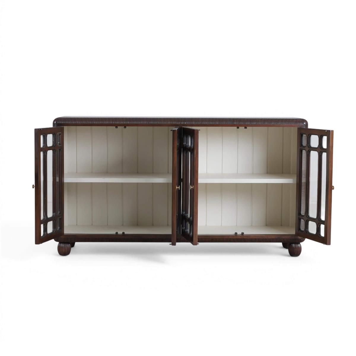 Bramble Toulouse Sideboard — Matt Teak Brown / Putty