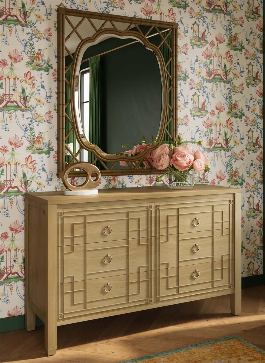 Bramble Knightsbridge 6 Drawer Dresser — Fruit Wood