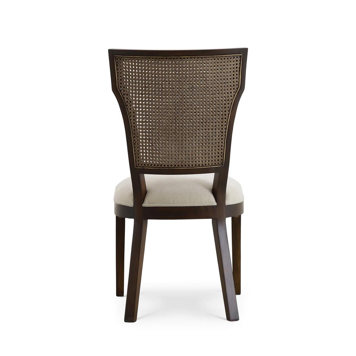 Bramble Aldgate Dining Chair — Matt Teak Brown / Thames Natural