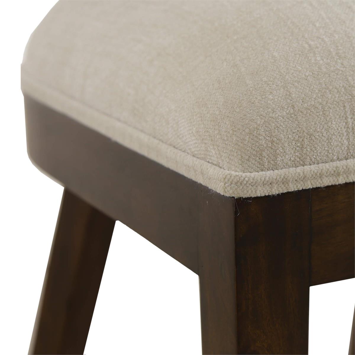 Bramble Aldgate Dining Chair — Matt Teak Brown / Thames Natural