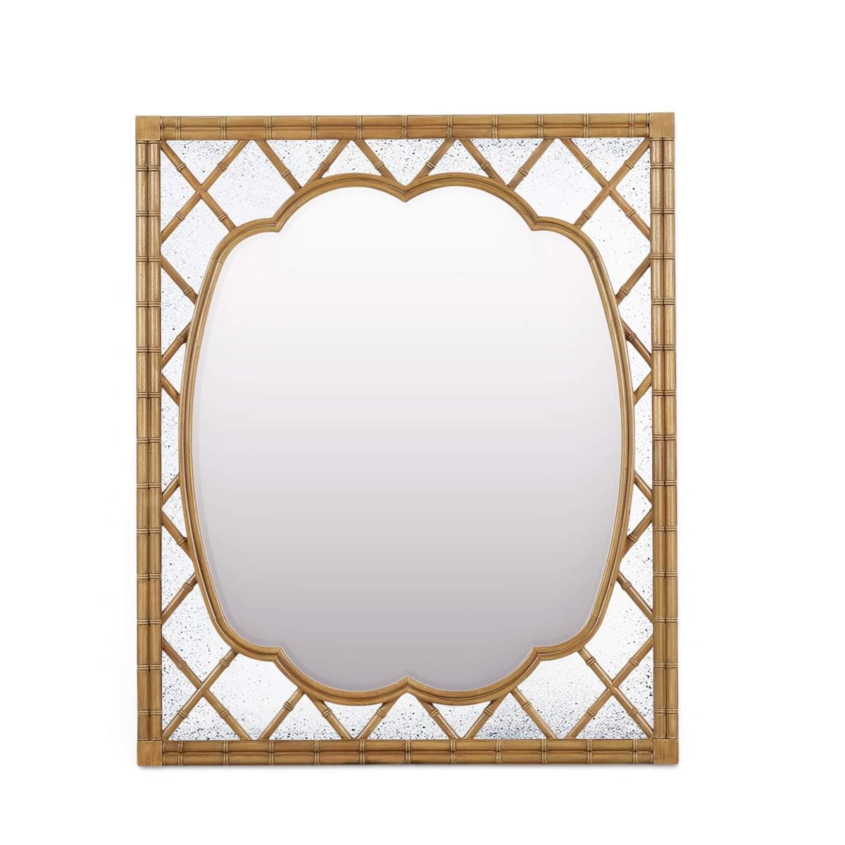 Bramble Biarritz Mirror — Antique French Oak