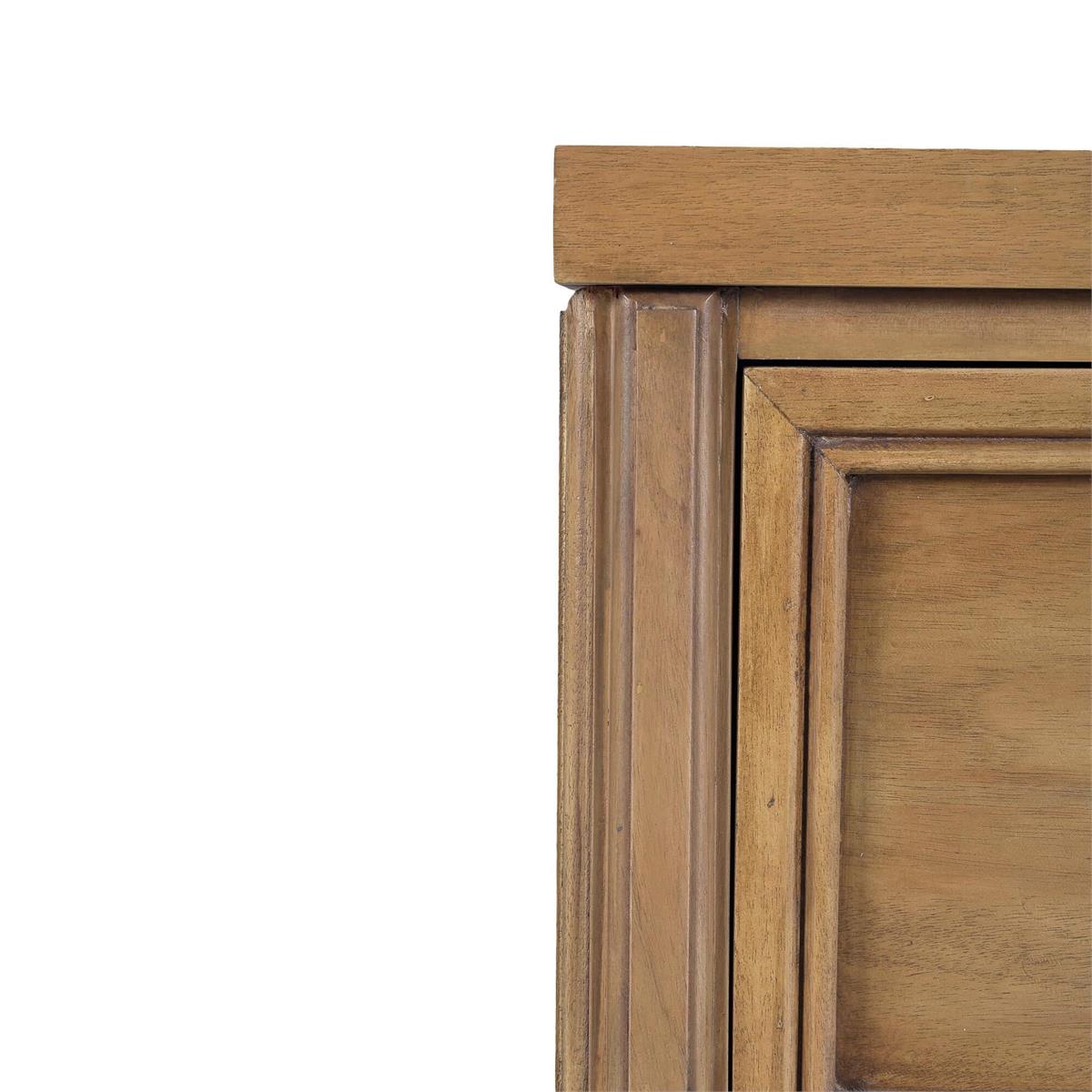 Bramble Chalfont 2 Drawer Bedside Table — Antique French Oak