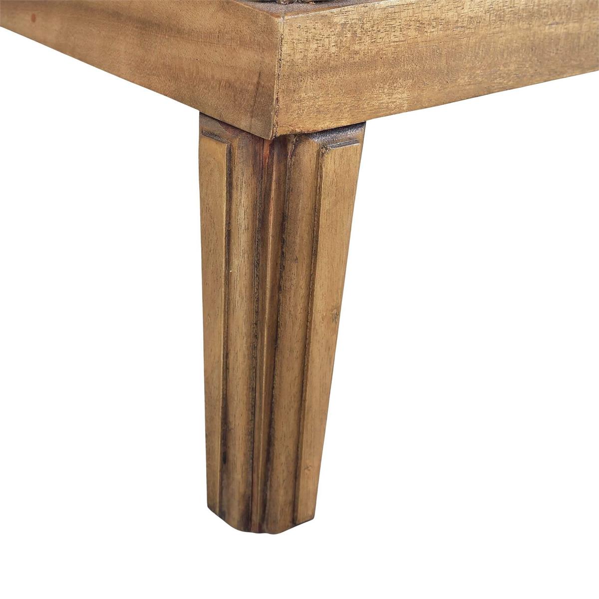 Bramble Chalfont 2 Drawer Bedside Table — Antique French Oak