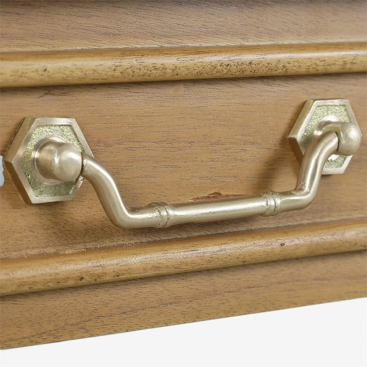 Bramble Chelsea Pedestal Desk — Antique French Oak