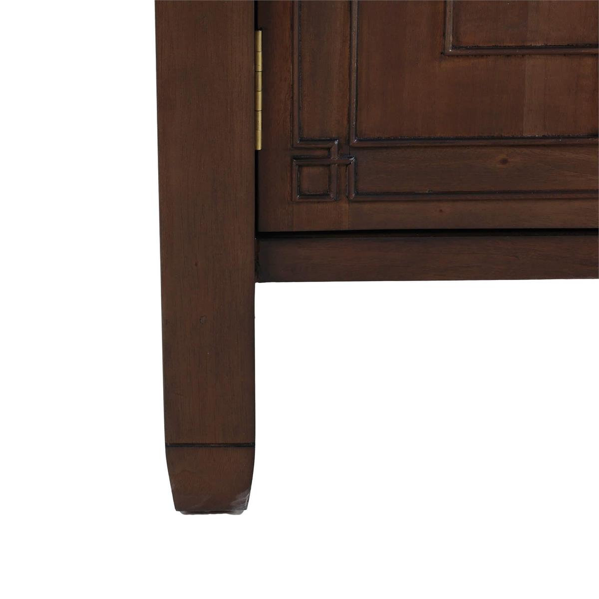 Bramble Knightsbridge Narrow 2 Door Sideboard — Dark Walnut