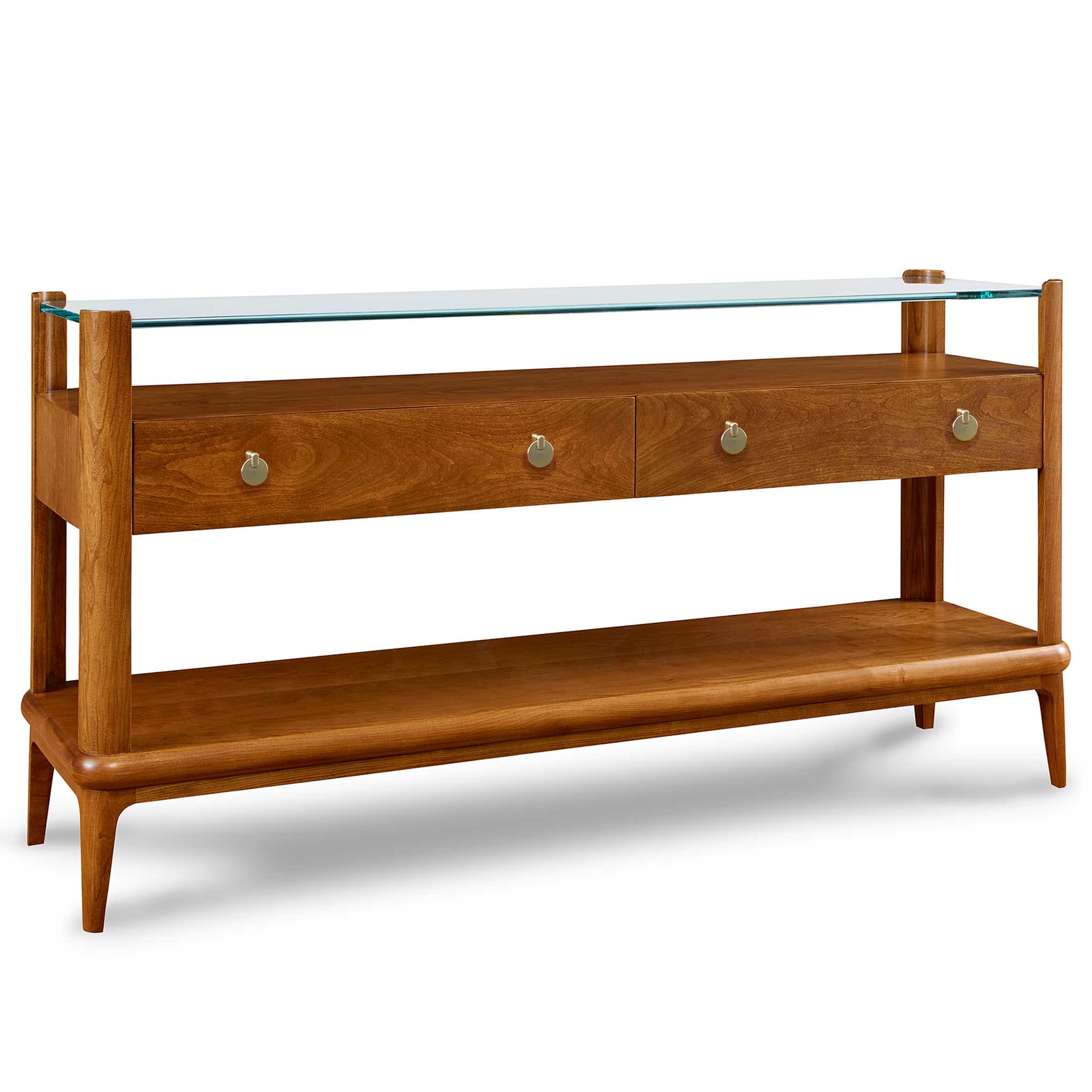 Martine Glass-Top Console Table - Stickley Furniture | Mattress