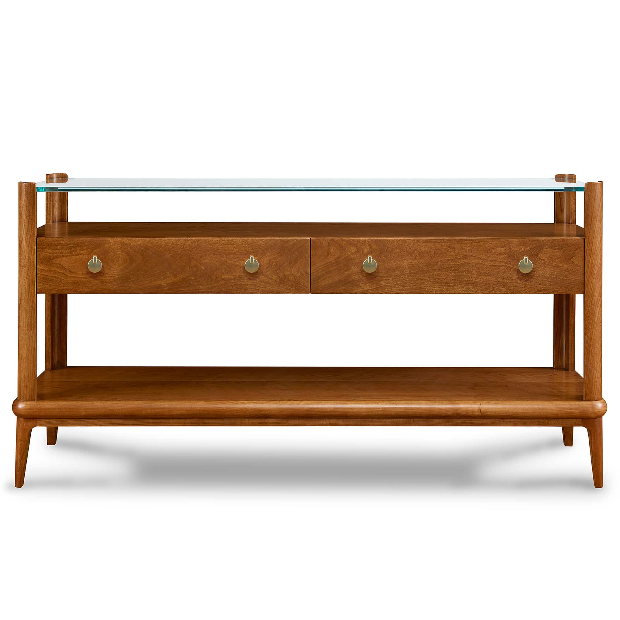 Martine Glass-Top Console Table - Stickley Furniture | Mattress
