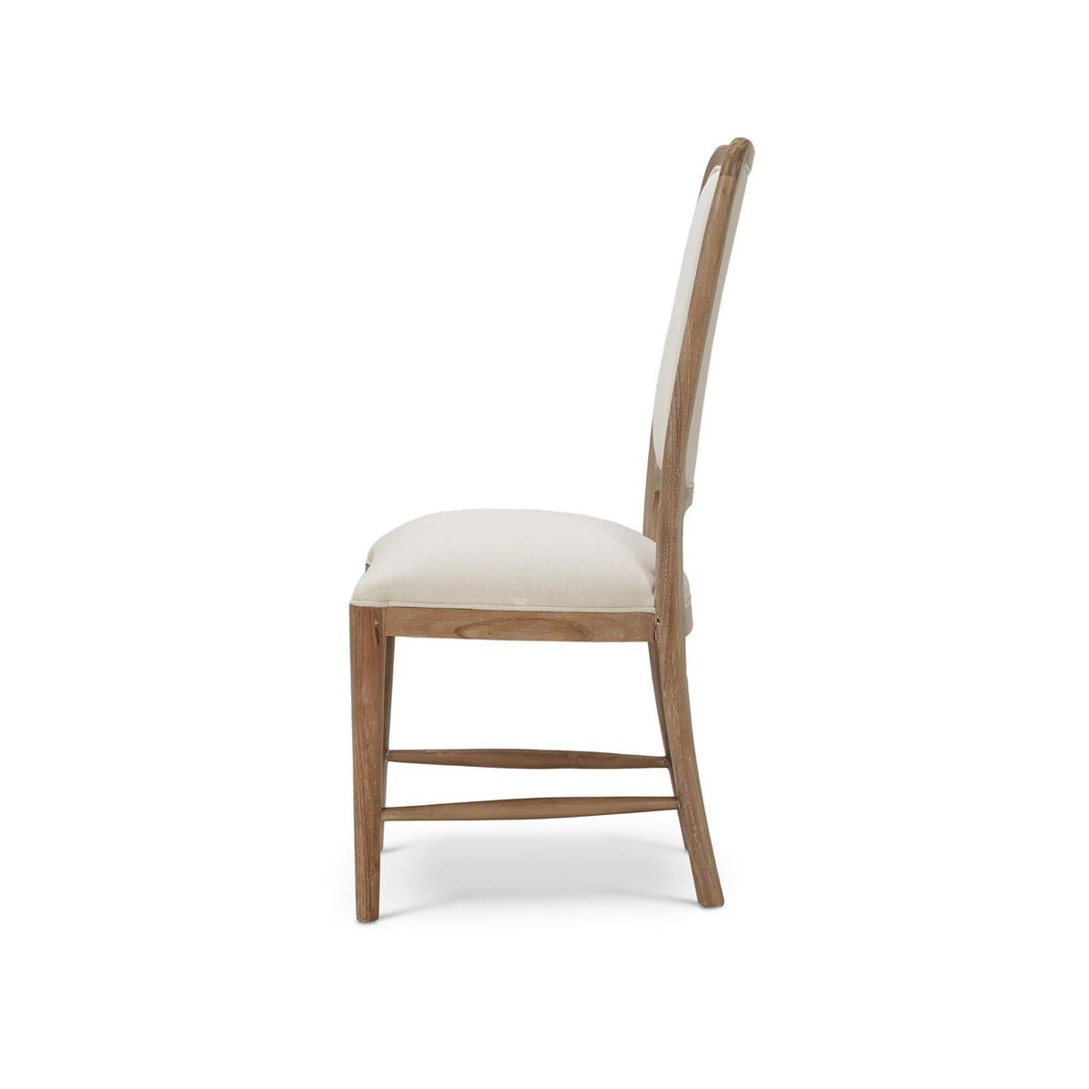 Bramble Laurna Teak Dining Chair — Teak White Wash / Natural