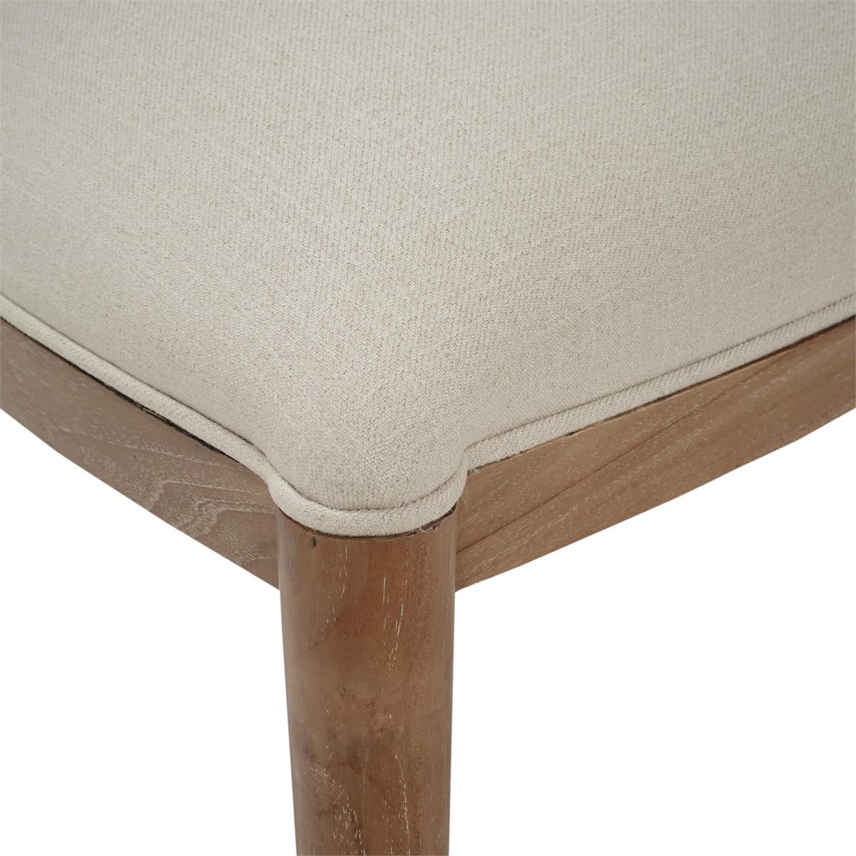 Bramble Laurna Teak Dining Chair — Teak White Wash / Natural