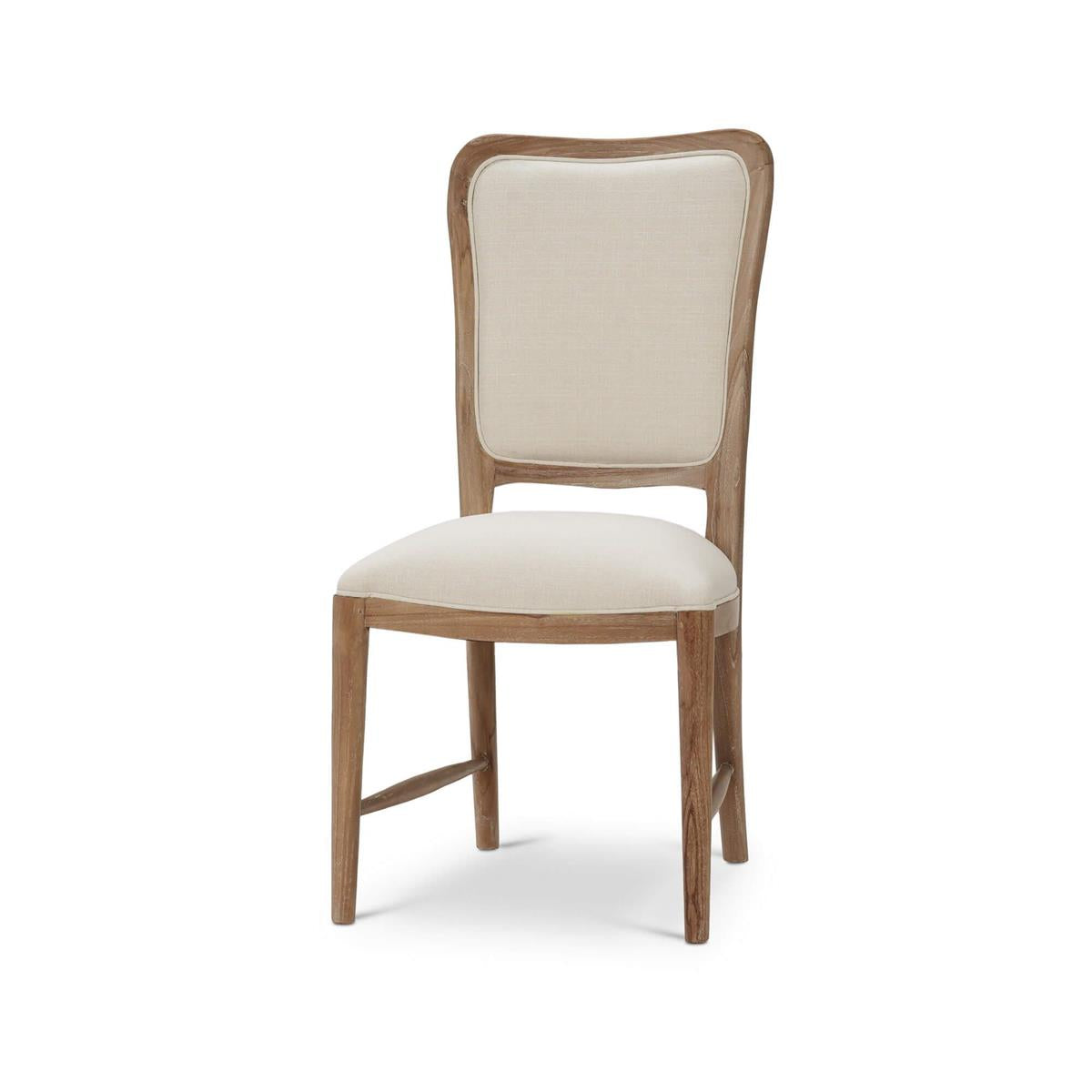 Bramble Laurna Teak Dining Chair — Teak White Wash / Natural