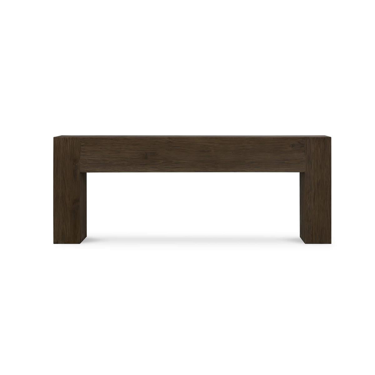 Bramble Tuscan Console - Teak — Teak Tuscan Brown