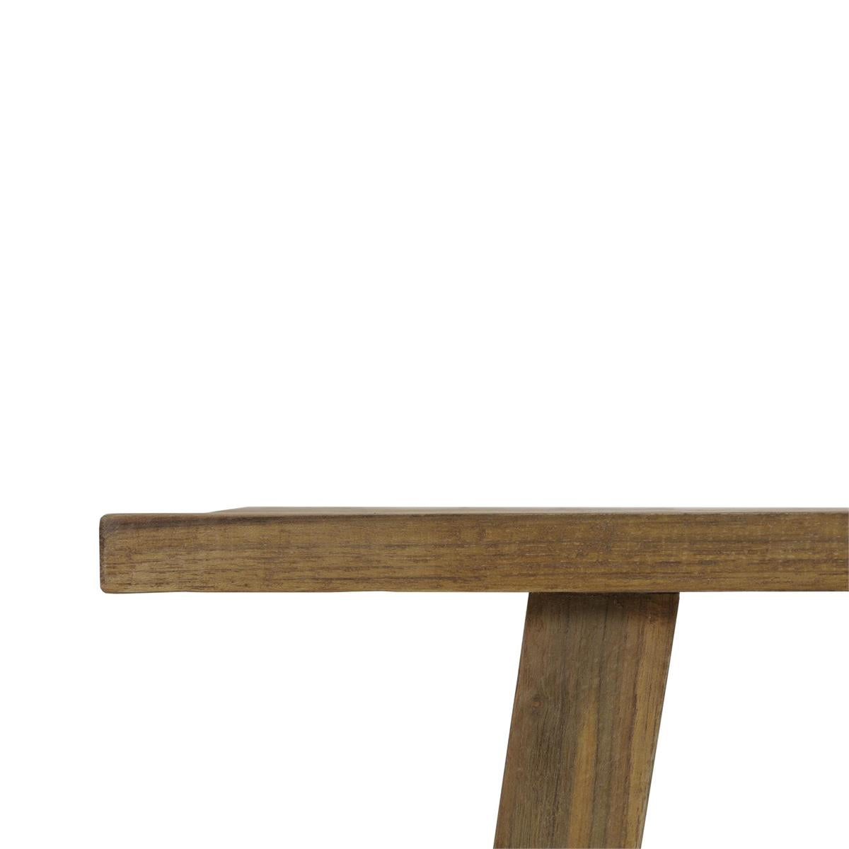 Bramble Rustic Reclaimed Teak Bench — Teak Natural