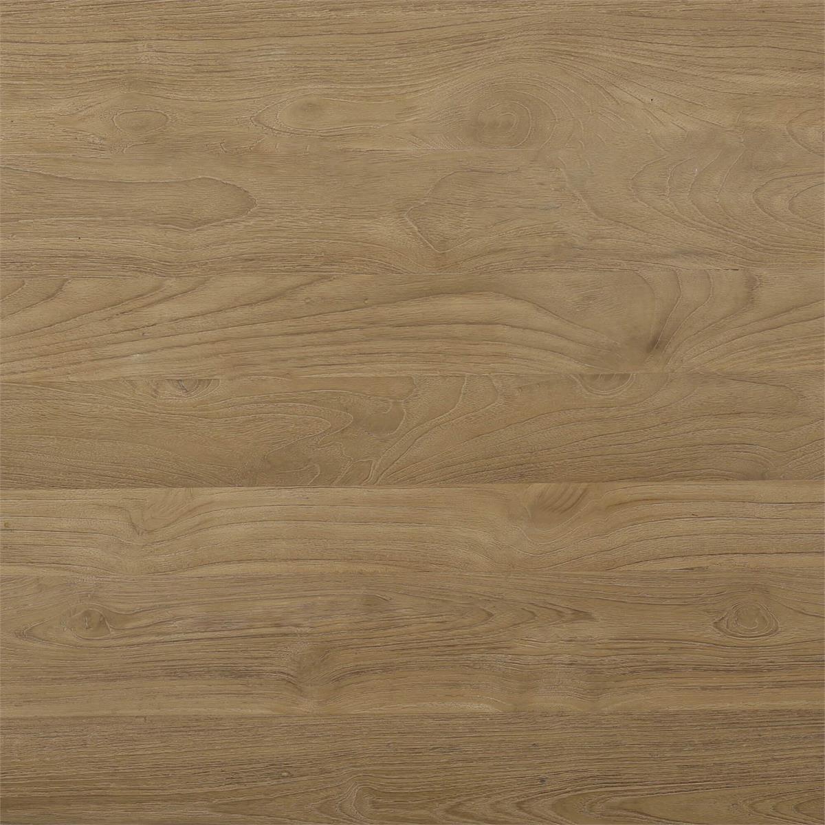 Bramble Tuscan Rustic Distressed Teak Coffee Table — Teak Natural