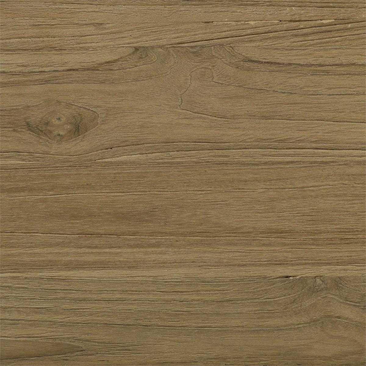Bramble Tuscan Rustic Distressed Teak Stool — Teak Natural