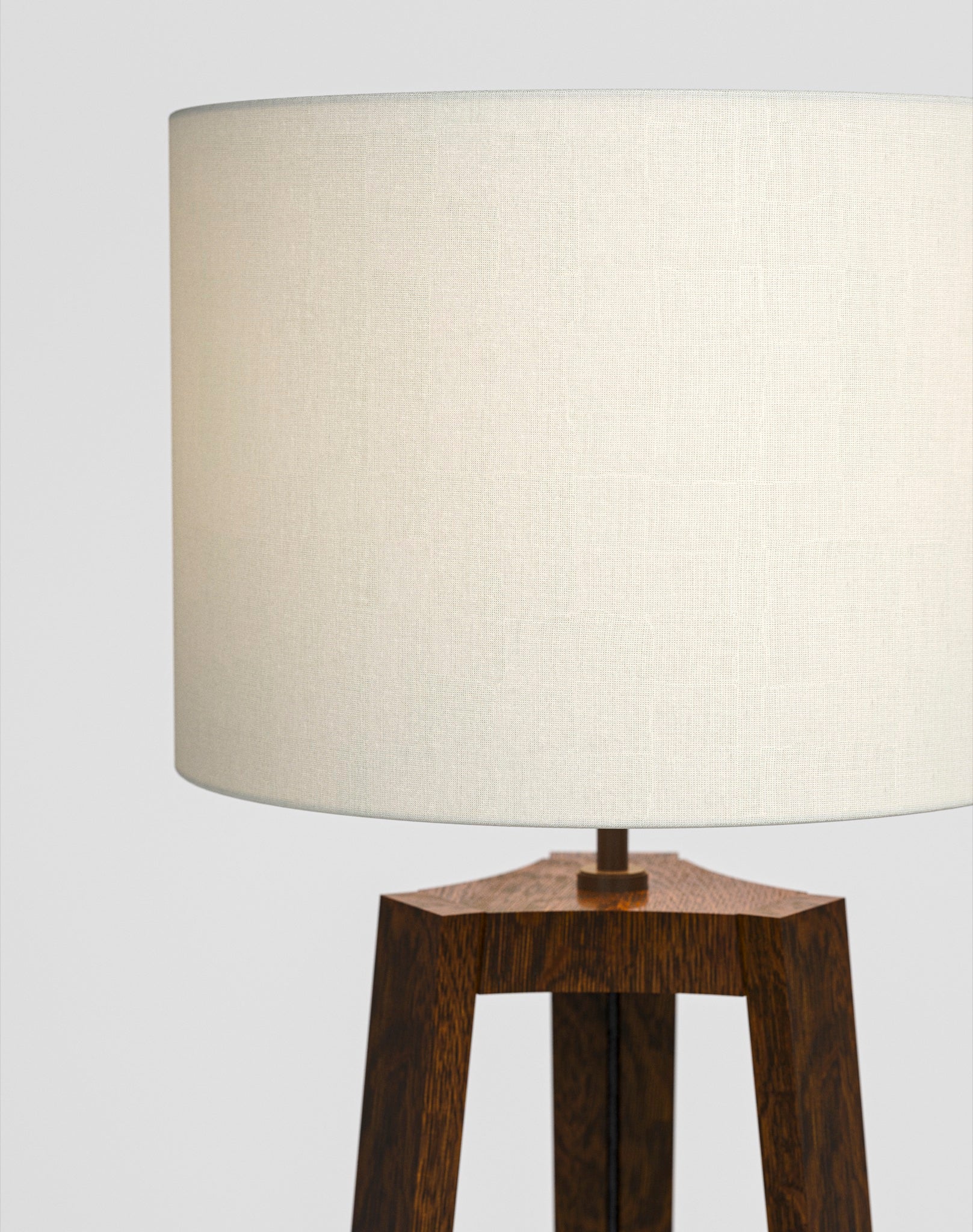 Stickley Mission Tripod Floor Lamp — Mission Tripod Floor Lamp Shade Detail