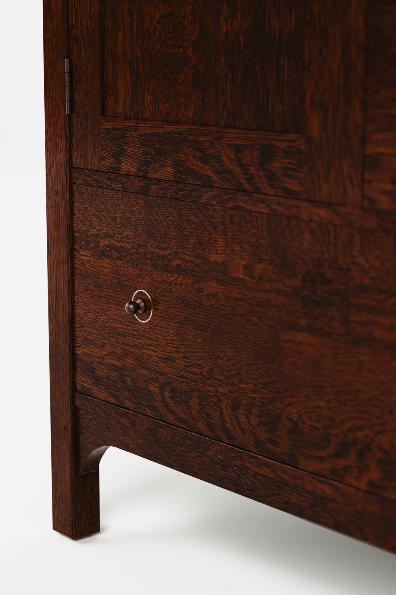 Stickley Gustav 5-Drawer Armoire — Gustav 5 Drawer Armoire Base Detail