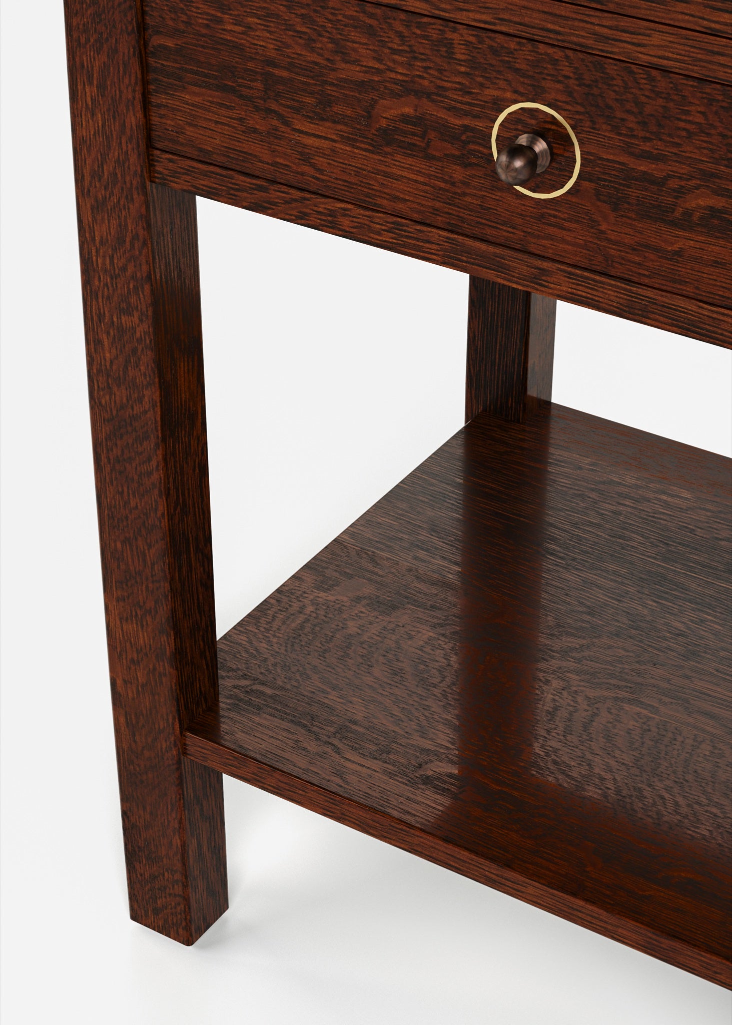 Stickley Gustav Nightstand — Gustav Nighstand Shelf Detail