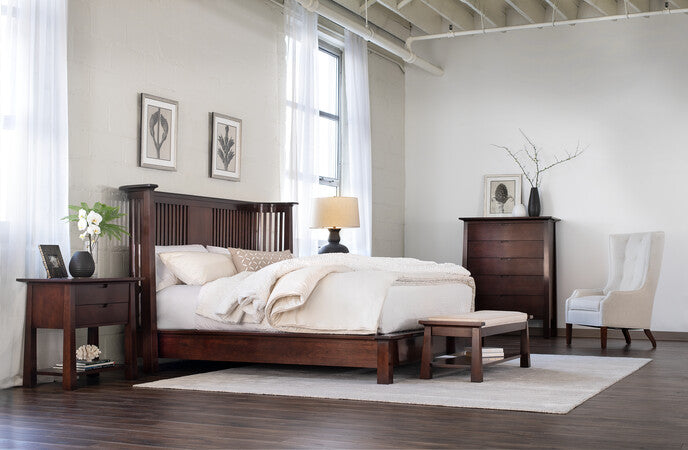 Stickley Park Slope Platform Bed