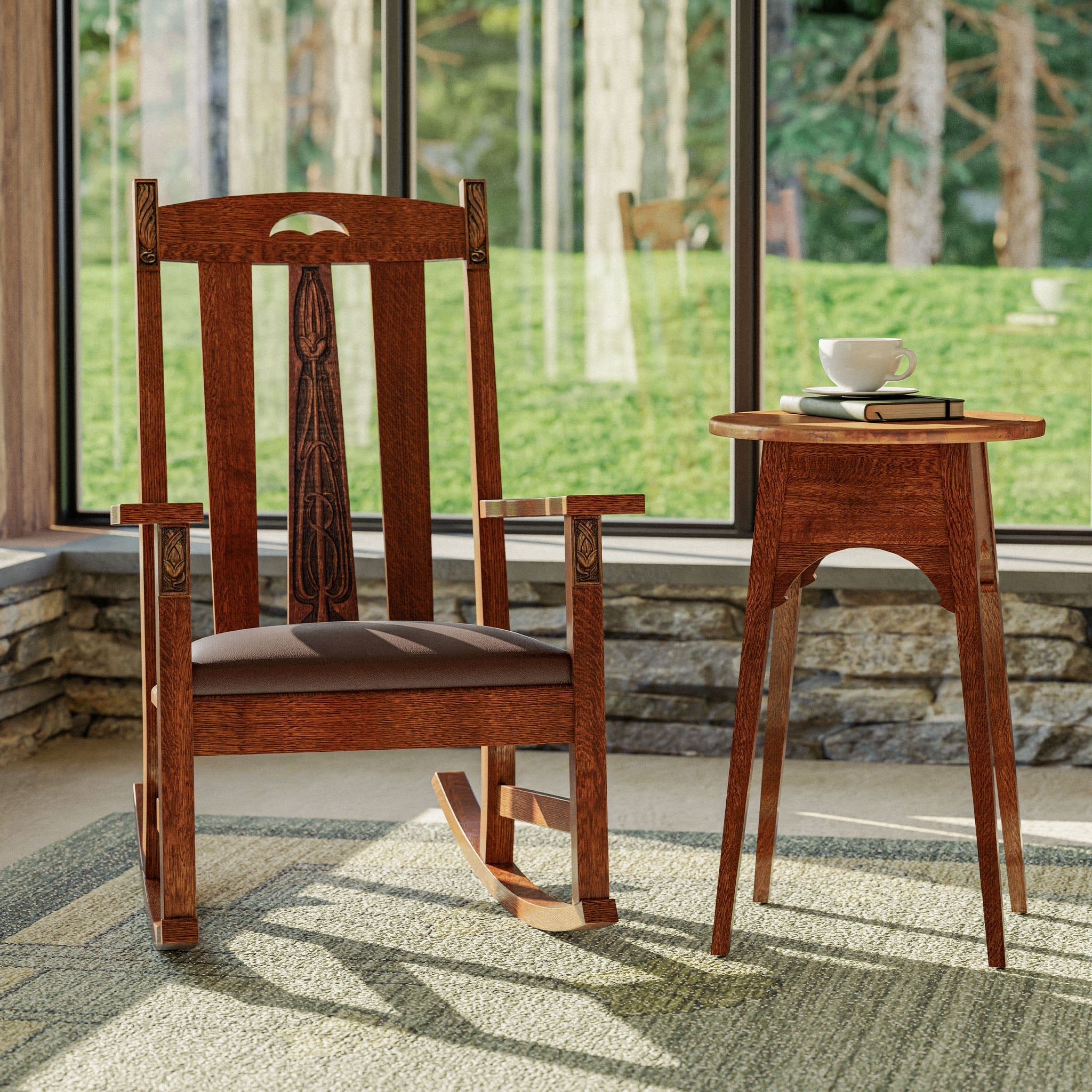 2026 Collector Edition LaSalle Rocker with Plaque - Stickley Furniture | Mattress