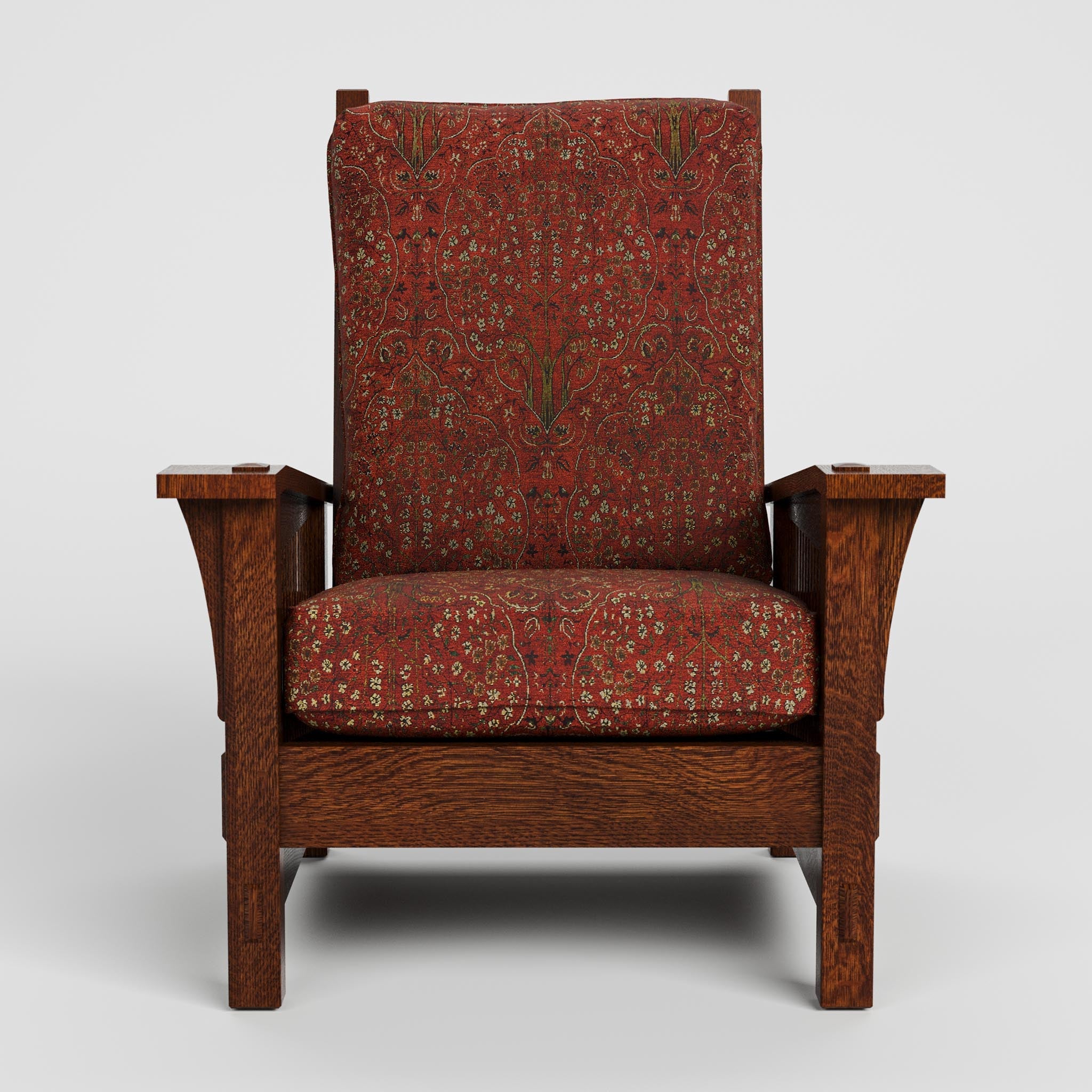 Stickley Spindle Morris Chair with Loose Cushion