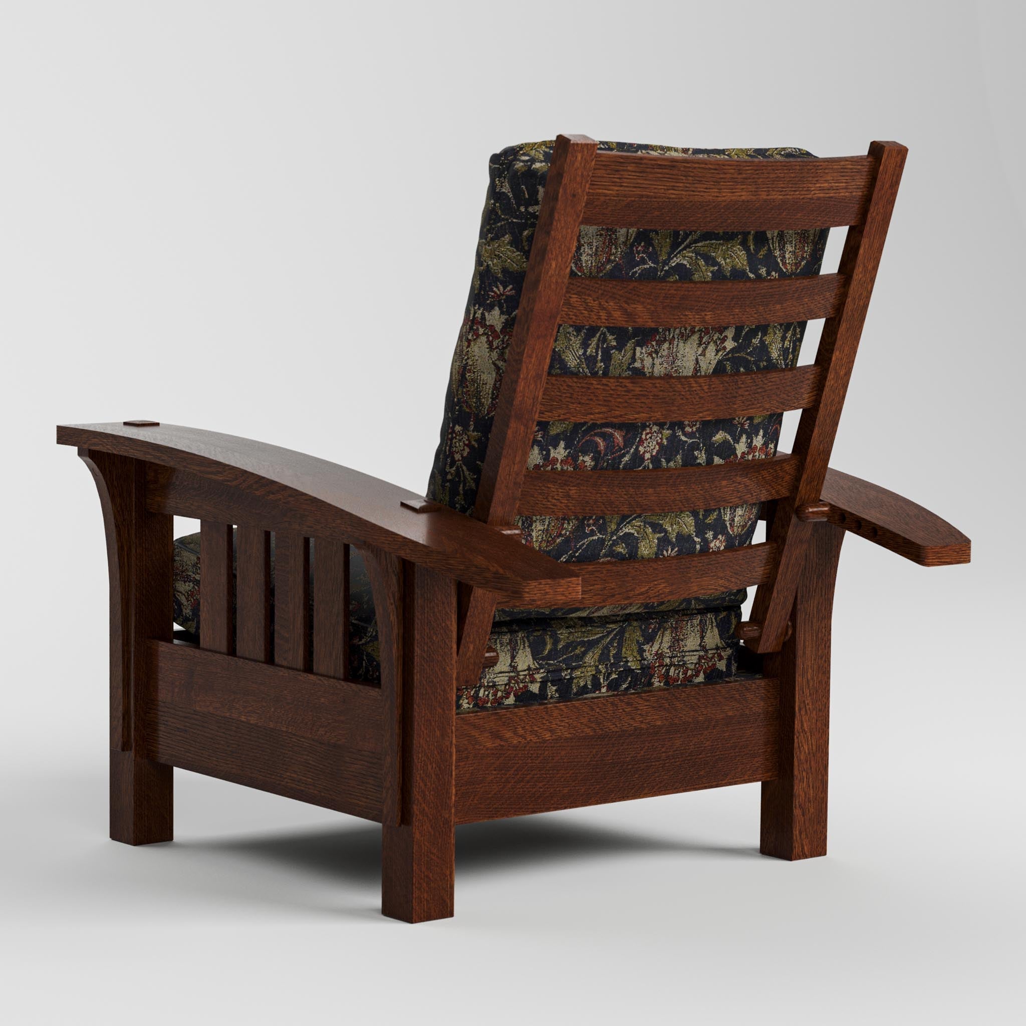Stickley Bow Arm Morris Chair with Loose Cushion