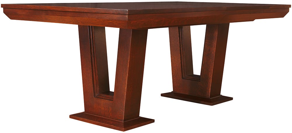 Highlands Pedestal Dining Table - 91-596-4LVS-92N