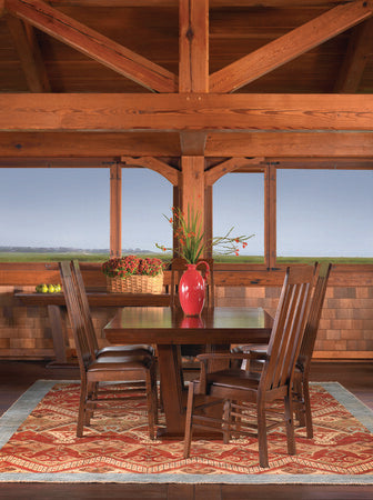 Stickley Highlands Pedestal Dining Table