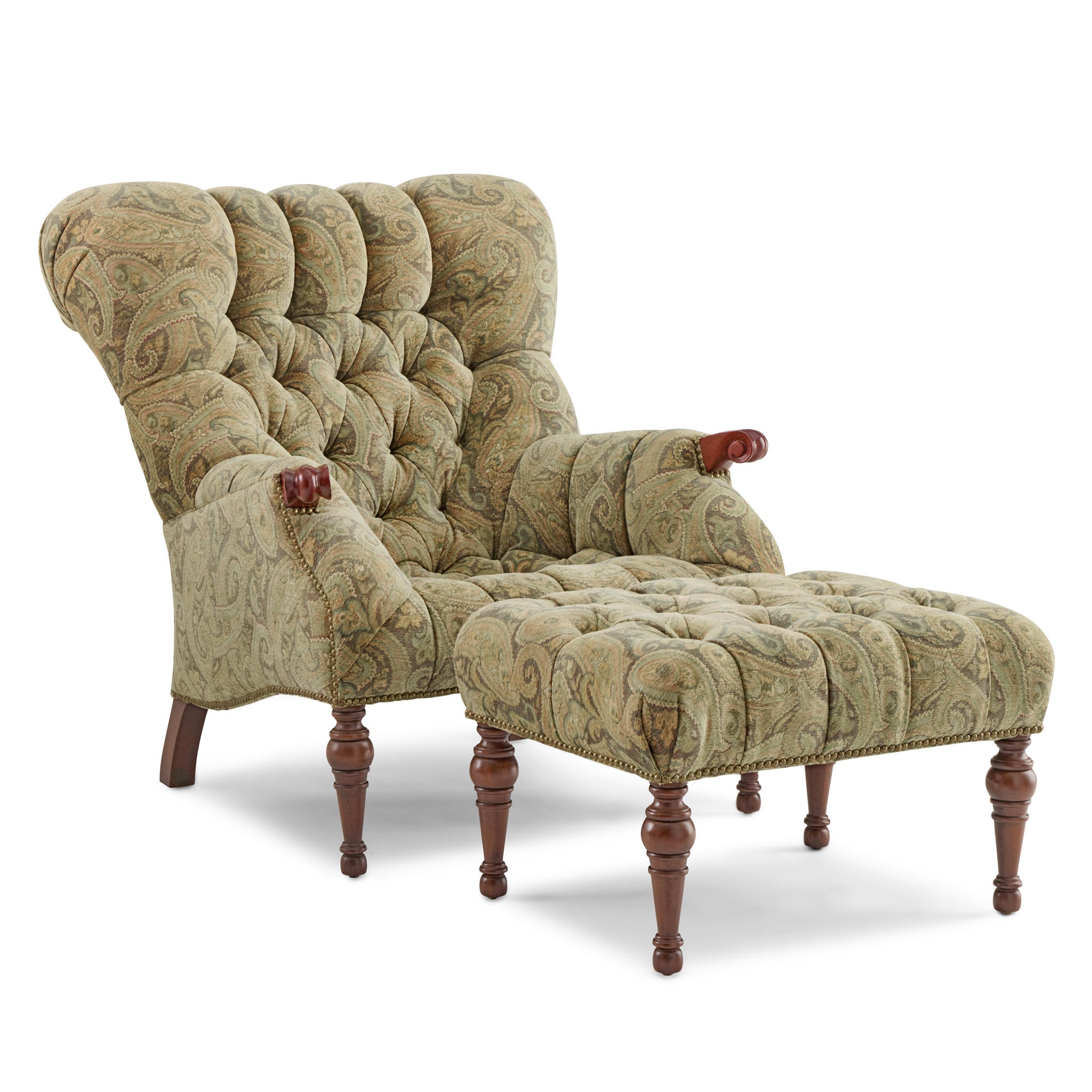 Leopold's Chair & Ottoman Set - Stickley Furniture | Mattress