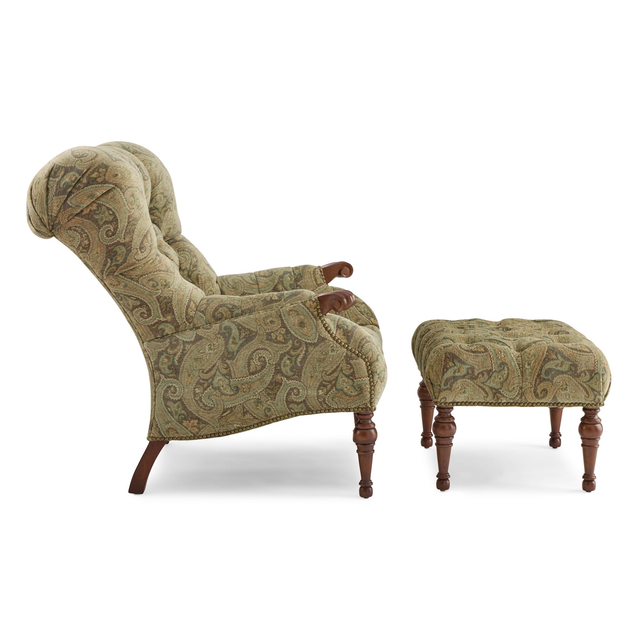 Leopold's Chair & Ottoman Set - Stickley Furniture | Mattress