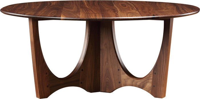Stickley Walnut Grove Round Cocktail Table
