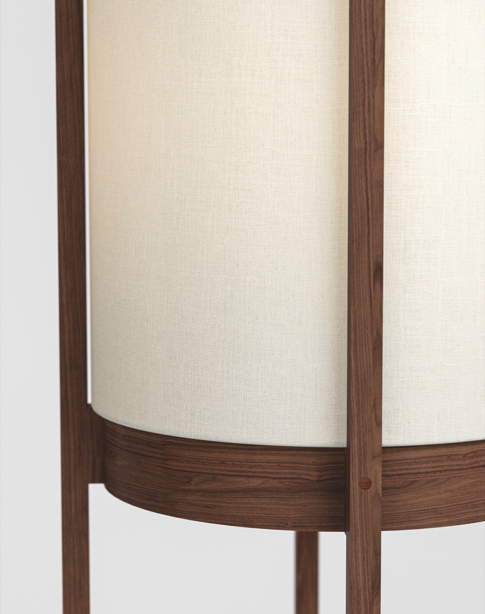 Stickley Walnut Grove Inset Shade Floor Lamp — Walnut Grove Inset Shade Floor Lamp Shade Detail