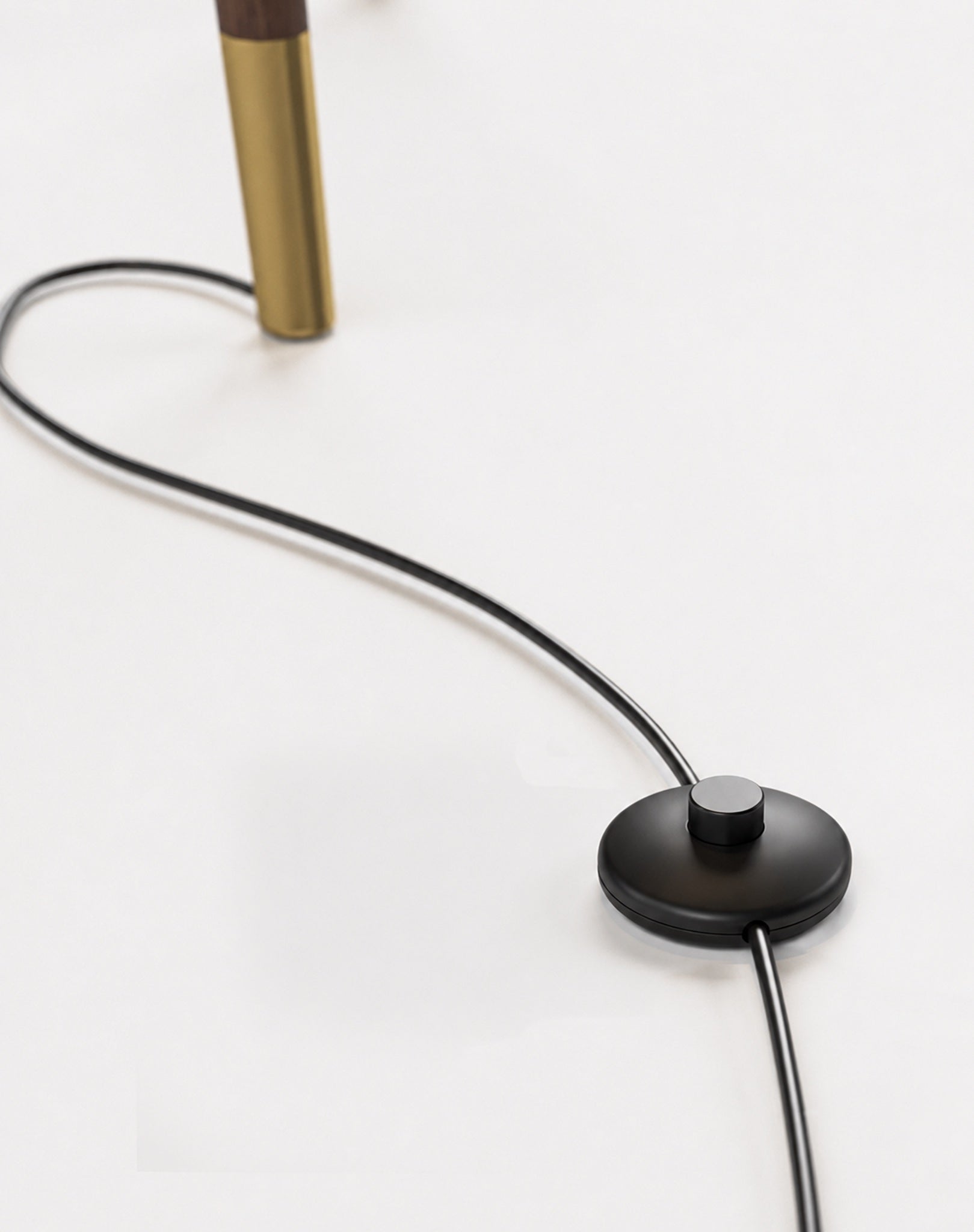 Stickley Walnut Grove Tripod Floor Lamp — Walnut Grove Tripod Floor Lamp Cord Detail
