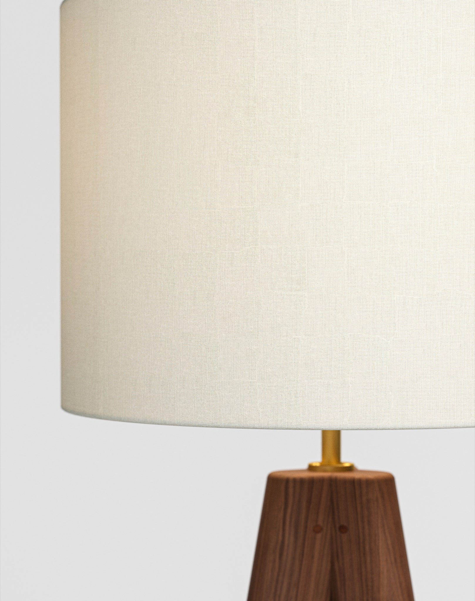 Stickley Walnut Grove Tripod Floor Lamp — Walnut Grove Tripod Floor Lamp Shade Detail
