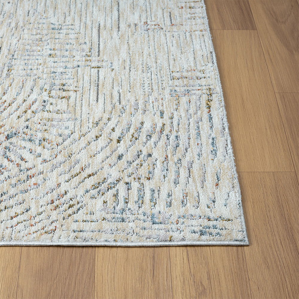 LR Home Allure Rug — Gray / Multi