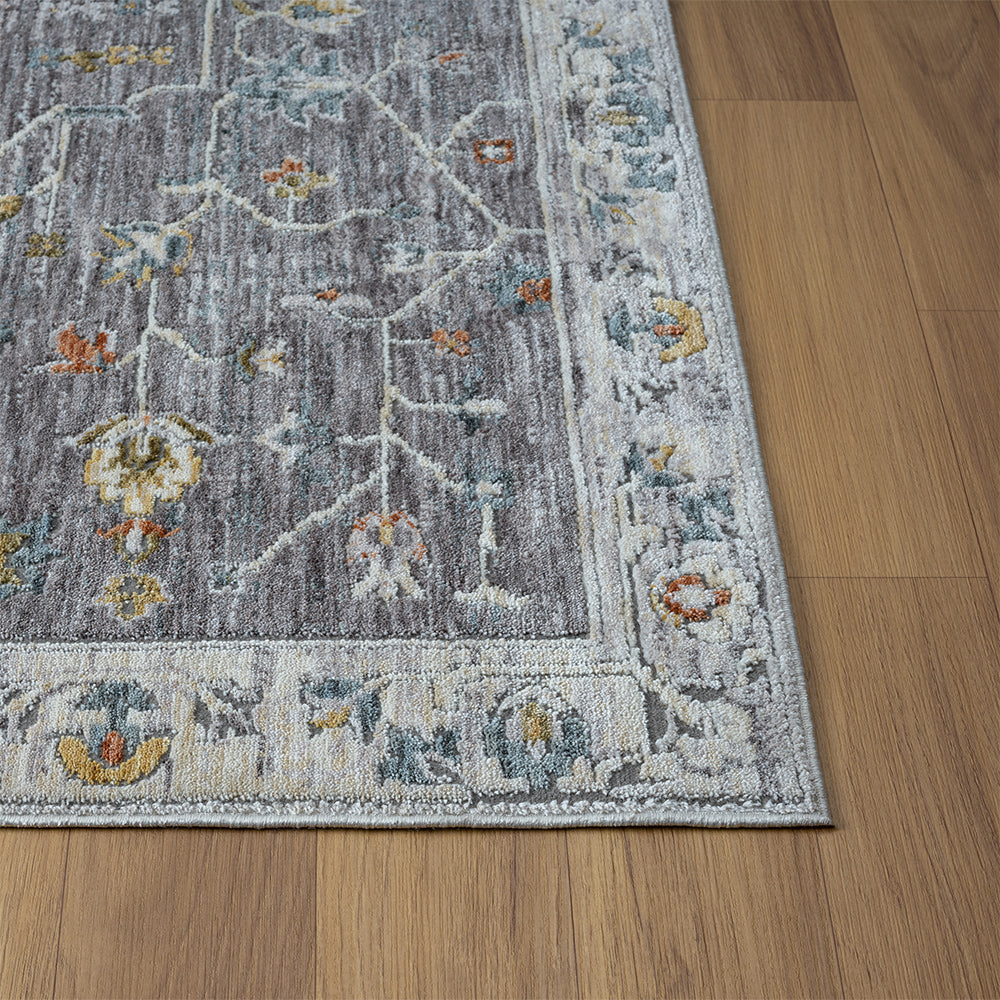 LR Home Allure Rug — Gray / Multi