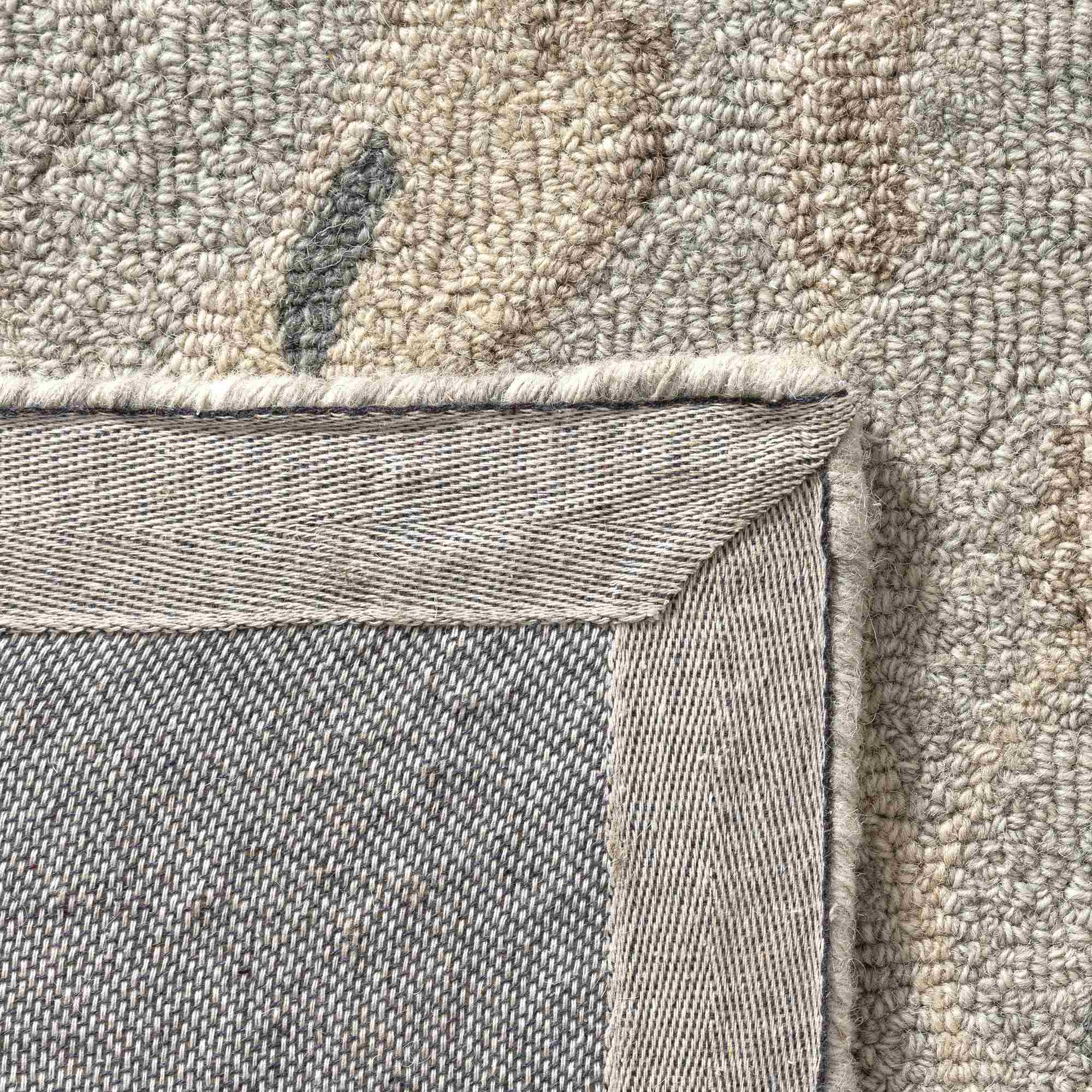LR Home Allure Rug — Blue / Cream
