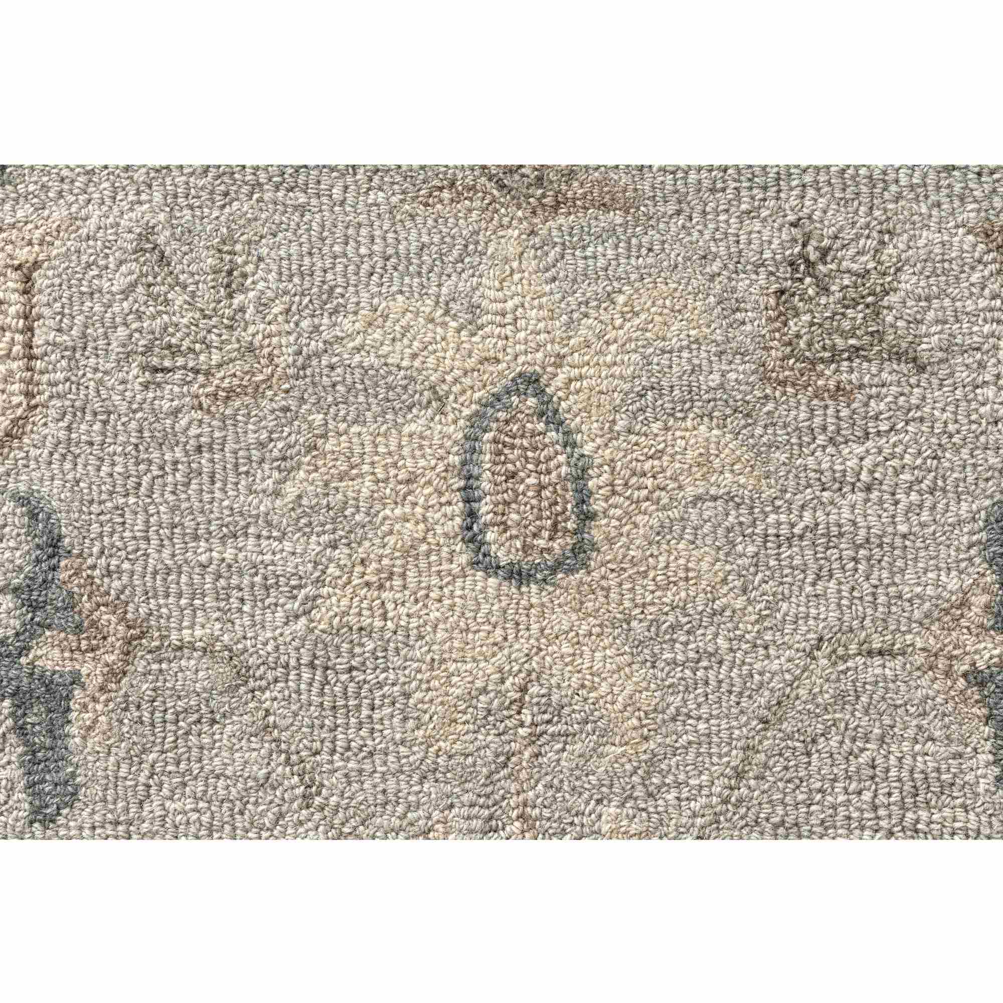 LR Home Allure Rug — Blue / Cream