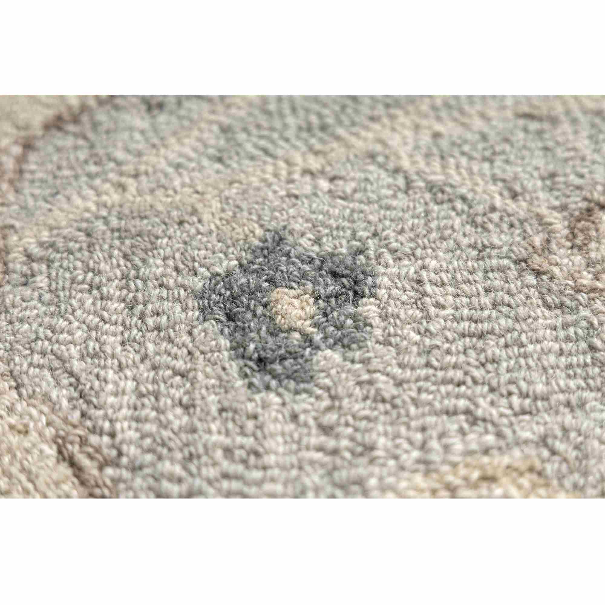 LR Home Allure Rug — Blue / Cream