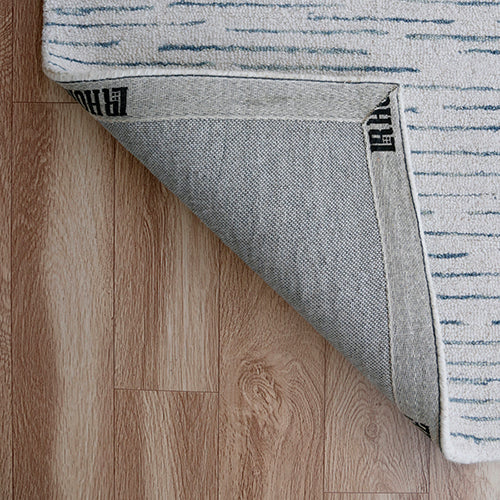LR Home Babylon Rug — Ivory Blue